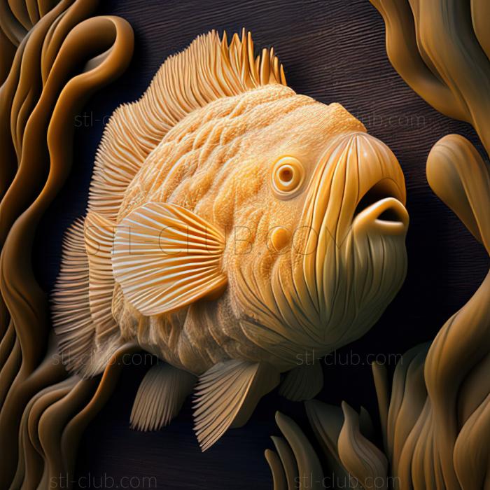 st Lion   headed ranchu fish